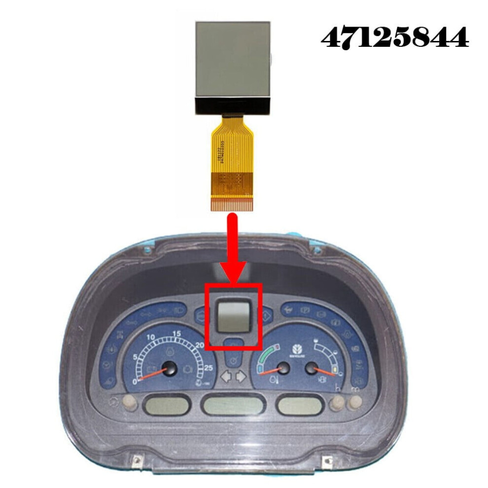Ruibeauty Instrument Cluster Central Display For New Holland Tractor T/Ts/Tla 04-08 9083649895825