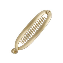 Bananenförmige Haarspangen für Damen und Mädchen, Wellenkämme, Haarnadeln, Zopfclips, Gold, 11 cm