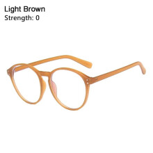 Lunettes pour myopie -1,0 Ă -4,0, marron clair, correction marron clair