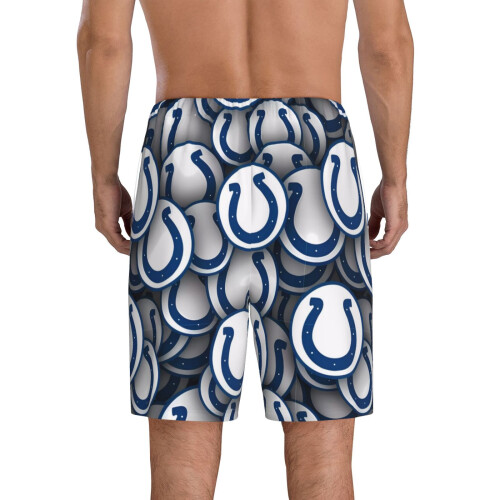 Ανδρικό κοντό παντελόνι πιτζάμας Colts με αθλητικό μανίκι με το λογότυπο της ομάδας 2