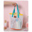 TanChengg Clear Tote Bag για είδη προσωπικής υγιεινής ταξιδιού - Αδιάβροχη θήκη μακιγιάζ με 4