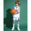 Σετ φανέλας μπάσκετ Stephen Curry No.30 για παιδιά και εφήβους Warriors, λευκό XS (110-120cm) 4