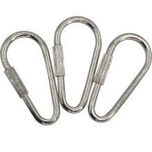 Nickel Plated Steel Quick Link 1 5/8 Inch Pack of 3 for Chains and Rigging