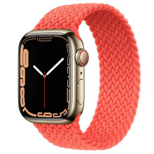 Elastiskt armband kompatibelt med Apple Watch38mm/40mm/41mm Orange M