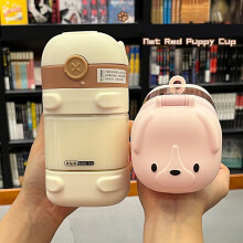 Hesroicy 500ml Straw Cup with Silicone Straw Lovely Clearly Marked Large Capacity Cartoon Design Tritan Kawaii Cute Kids Milk Water Bottle for Home