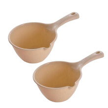Wasserschöpfkelle aus Kunststoff mit langem Griff, leicht und einfach zu bedienen für Küche und Bad, ideal für Erwachsene, Geschenkidee für die