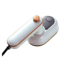 Mini Handheld Travel Garment Steamer with Powerful Steam Output for Quick Wrinkle Removal White