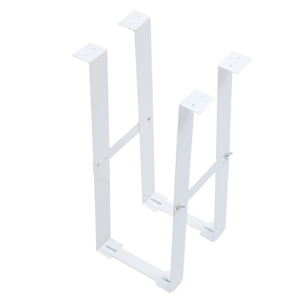 Under Desk Cpu Holder Adjustable Computer Tower Mount Carbon Steel Space Saving Bracket White 9164114594365