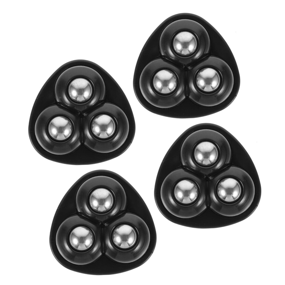Self Adhesive Caster Wheels 4Pcs Mini Swivel Casters For Furniture And Storage Bins Smooth Rolling 9164114595027
