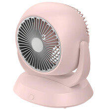 Portable USB Rechargeable Fan, Quiet 4Speed 4000mAh Battery Operated Desk Fan with 180 Rotation