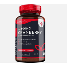 Cranberry 37500mg 180 Vegan Capsules Cystitis Urinary Bladder UTI Support