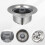 Sink Strainer Mesh Stainless Steel Strainers Net Kitchen Nets Filter Basket Screen 3
