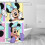 Mickey Mouse Duschvorhang, wasserdichtes Polyestergewebe, dekorativer Badezimmervorhang, Einheitsgröße 5