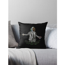 Beetlejuice Classic. Sierkussenhoezen voor op de bank, 16x16 inch, dubbelzijdig.