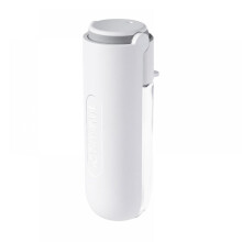 Lekvrije waterfles voor honden van 414 ml met opvouwbare kom, draagbare drinkdispenser voor huisdieren voor buitenwandelingen, trektochten en reizen.