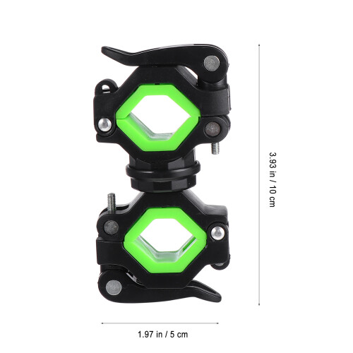Support de lampe torche pour vélo Mizh1Set, support de lampe avant pour vélo 1