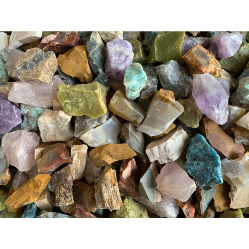 Mistura Bruta Natural de Madagascar, Qualidade Premium, Pedras Brutas Naturais de 1 a 2 Polegadas 2