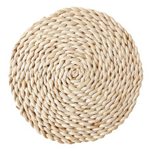 Miayilima Dining Table Place Mats Placemats Placemats 14Inch 2PCS Straw Woven Round Washable Boho Placemats Kitchen，Dining & Bar