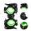 Support de lampe torche pour vélo Mizh1Set, support de lampe avant pour vélo 5