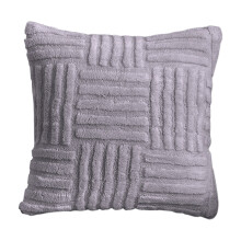 ¡Liquidación! Funda de almohada a rayas Tahtuvzn con cremallera oculta, extraíble, transpirable, cálida, no se deforma, color liso, compatible