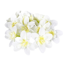 12 künstliche Orchideenblütenköpfe aus Seide zum Selbermachen für Hüte, Kleidung, Fotoalben, Brautgirlanden, Haarbänder und Verzierungen