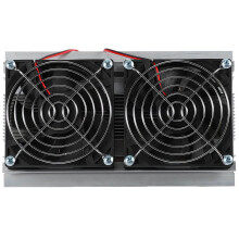 Kit di raffreddamento a semiconduttore termoelettrico Peltier da 200x118x95mm120W con doppia ventola