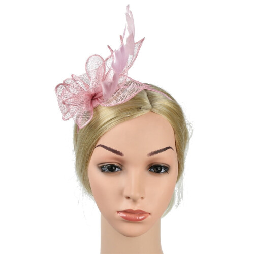 Καπέλα Yubnlvae Fascinators για γυναίκες, κομψό λουράκι καπέλου με φτερό λουλουδιού, 2