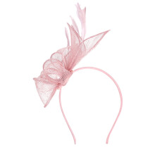 Καπέλα Yubnlvae Fascinators για γυναίκες, κομψό λουράκι καπέλου με φτερό λουλουδιού,