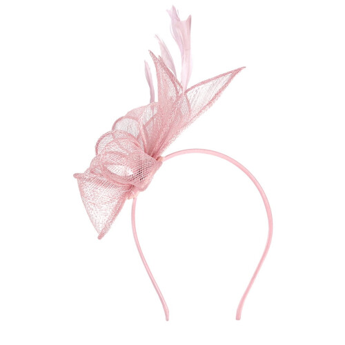 Καπέλα Yubnlvae Fascinators για γυναίκες, κομψό λουράκι καπέλου με φτερό λουλουδιού,
