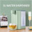 3L Instant Hot Water Dispenser with Intelligent Touch Control, 5 Temperature Settings, White 3