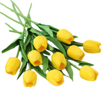 Zriyin Künstliche Tulpenblume, realistische Haptik, Blumenstrauß, Hochzeitsdekoration, Heimdekoration, Nr. 11