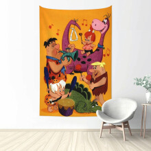 Flintstones Anima gobelin plakat soveværelse værelse dekoreret vægophæng til teenage drenge sovesal stue