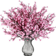 Künstliche Schleierkraut-Sträuße (6-12 Stück), naturgetreue Kunstblumen in großen Mengen für Zuhause, Hochzeiten und DIY-Tischdekorationen