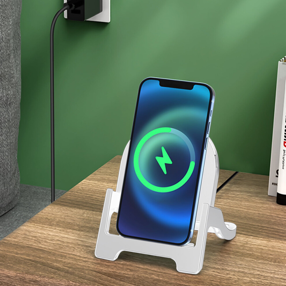 Jacenvly New Years Eve Party Supplies Clearance Wireless Charger For Smartphones 15W Desktop Wireless Charger With Phone Holder Ios & Android 9395123042886