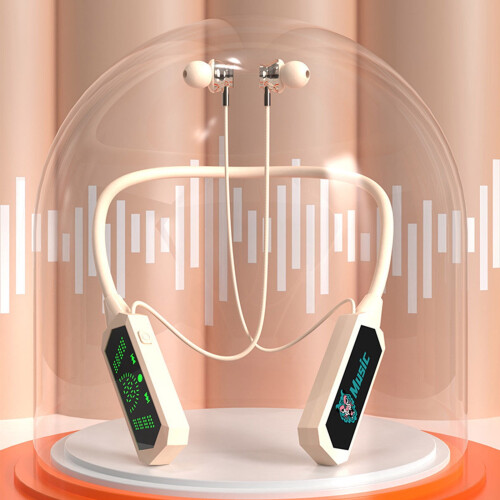 Ακουστικά Bluetooth Jacenvly Sports, Ασύρματα Ενδώτια με Μαγνητικό Λουράκι Λαιμού με Ακύρωση