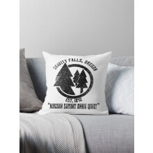 UUSI Gravity Falls -kaupungin tunnus ja motto -tyynynpäälliset