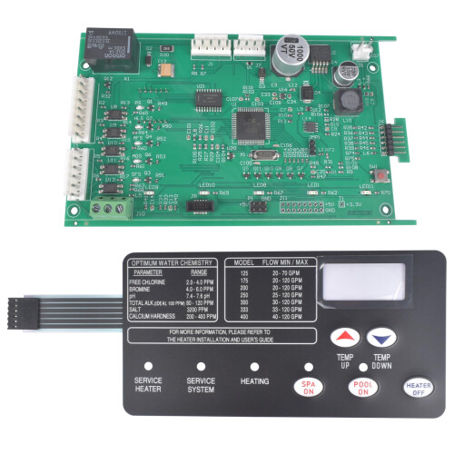 420020007S Pool Heater Control Board with Switch Pad for Pentair MasterTemp and StaRite MaxETherm