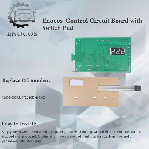 420020007S Pool Heater Control Board with Switch Pad for Pentair MasterTemp and StaRite MaxETherm 1