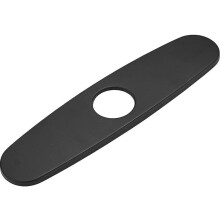 10 inch kraanplaat met gat, afdekplaat, roestvrij staal, badkamer, keuken, zwart
