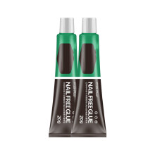 Wuljfeng Glue All Purpose Glue Super Strong Instant Glue Gel Rubber Cement Glue for Plastic Wood Metal 20G (A )