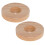 2pcs Solid Wood Lamp Base Replaceable Table Lamp Pedestal Round Wooden Lamp Base Replacement 1