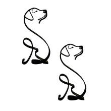 Estátua de cachorro Xubond, escultura minimalista de arte, presente personalizado, decoração em metal, decoração de mesa, decoração para casa.