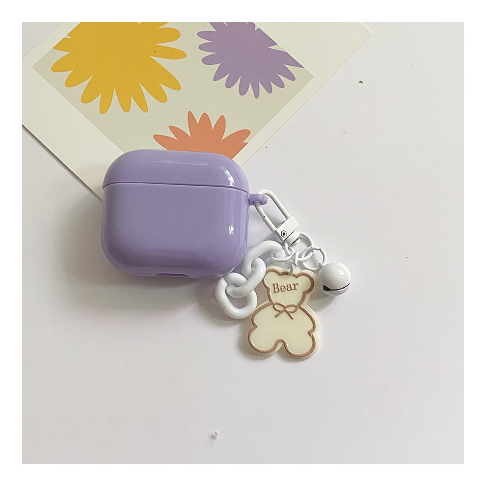 For Compatible With Airpods 2 Case Airpod Pro Case Cute Korea Bear Cartoon Keyring Case For Air Pods 3 Case Clear Silicone Earphone Cover Coque 9395123142760