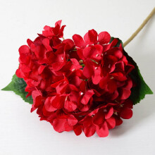 Künstliche Hortensienblüten, 5 Stück, Seidenhortensienblüten mit Stielen, künstlicher Hortensienblumenstrauß für Zuhause, Hochzeit, Party,