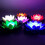 18/28 cm künstliche Lotusblume LED-Schwimmlampe für Pool, Garten oder Teich, Jikaix Gradient28cm 3