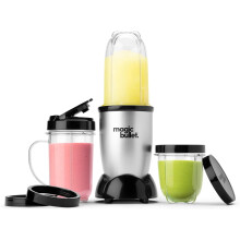 Mixeur, petit, argenté, ensemble de 11 pièces