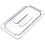 Soro Essentials Third Size Polycarbonate Solid Food Pan Lid with Handle, Clear - Compatible with Restaurant, Commercial, Hotel Use 1