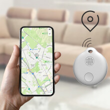 Hasta un 70% de descuento en el localizador inalámbrico de llaves Karymi Key Wallet, con Bluetooth para prevención de pérdidas y alarma de