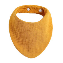 HOTYA Baby Bibs Organic Cotton Muslin Scarf Burp with Snap Triangle Gauze Water Absorb Bandana for Boys Girls