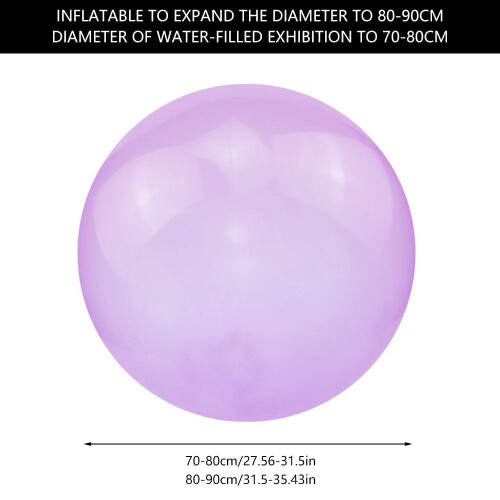 Bola de Bolhas Relaxante Love Bubble Ball de 68 a 79 cm (27 a 31 polegadas) - Bola de Bolhas de Água Inflável - Compatível com piscina e 1
